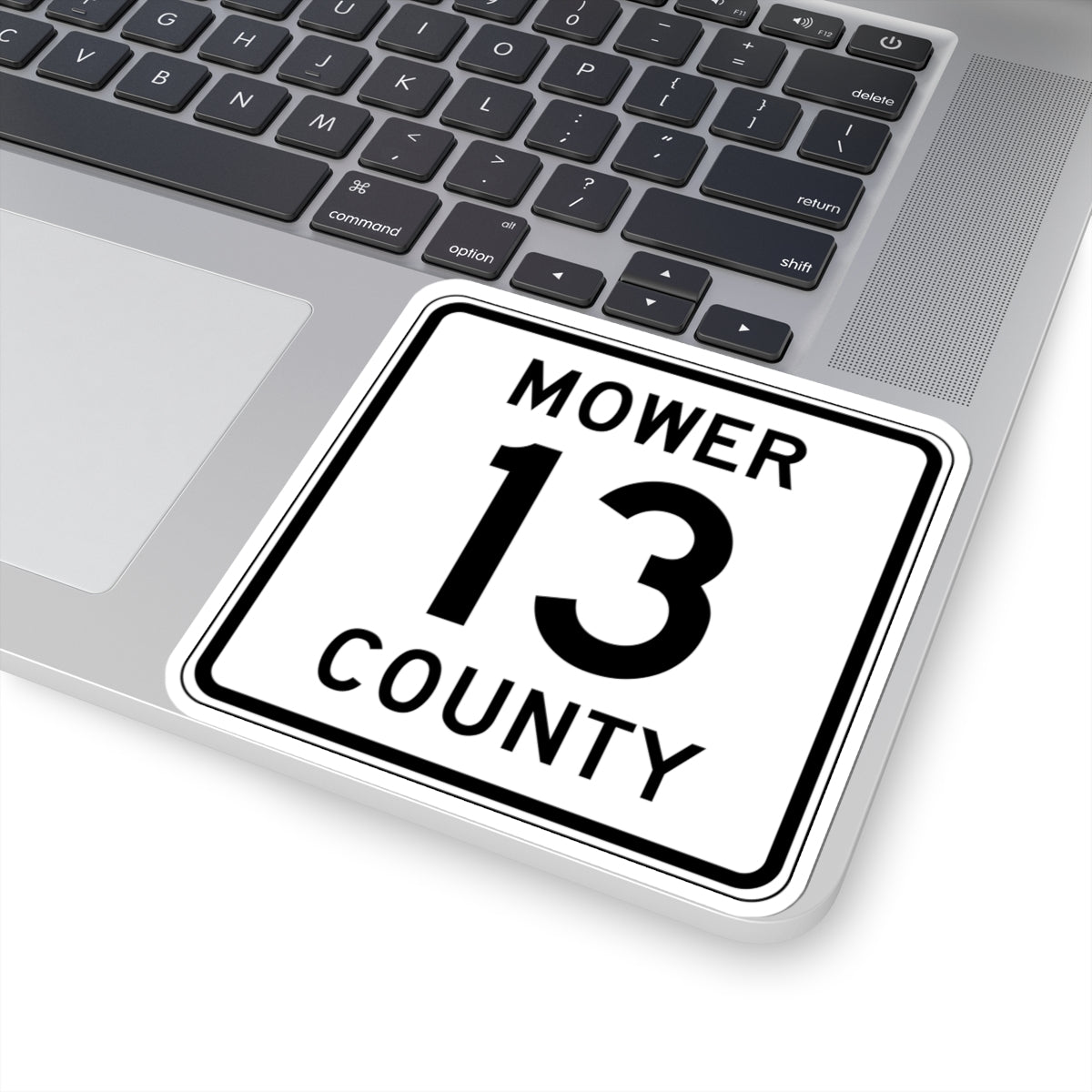 Mower County Route 13 MN (Minnesota) (Road Sign) STICKER Vinyl Kiss-Cut Decal