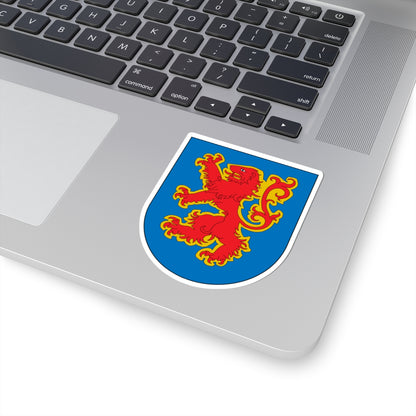 Antic escut municipal de Durro (Spain) (Coat of Arms) STICKER Vinyl Kiss-Cut Decal