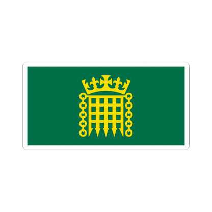 Flag House of Commons (United Kingdom) STICKER Vinyl Kiss-Cut Decal