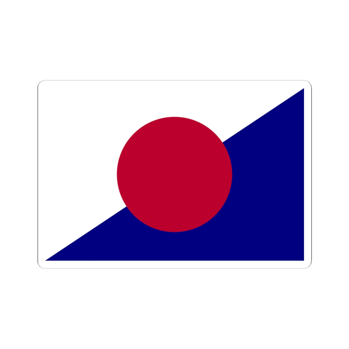 Flag of Japan Customs (Japan) STICKER Vinyl Kiss-Cut Decal