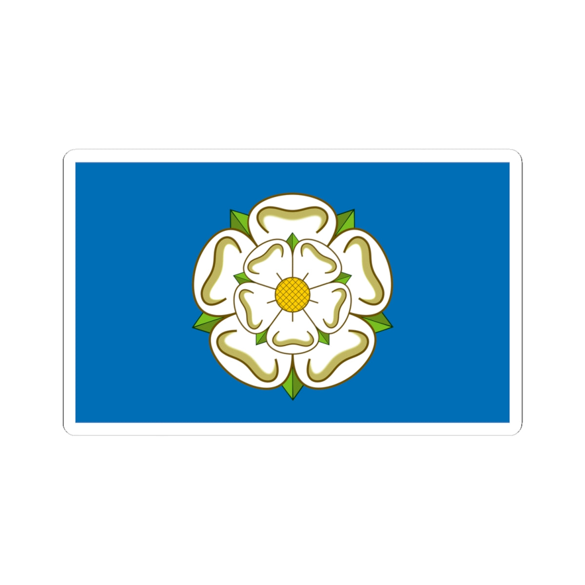 Flag of Yorkshire (England) STICKER Vinyl Kiss-Cut Decal