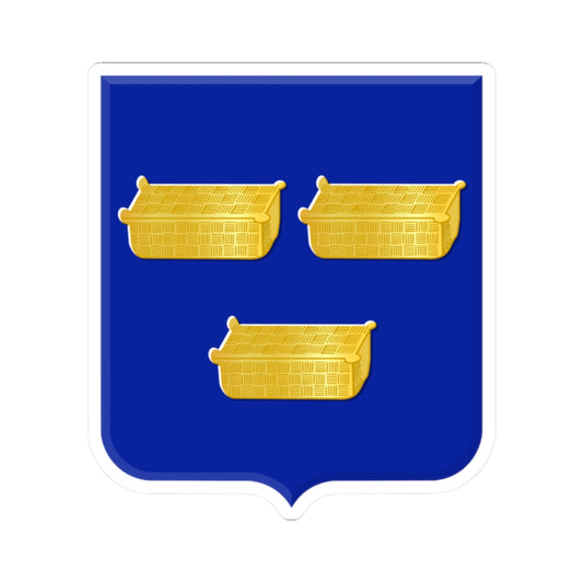 Baarle-Nassau wapen (Netherlands) (Coat of Arms) STICKER Vinyl Kiss-Cut Decal