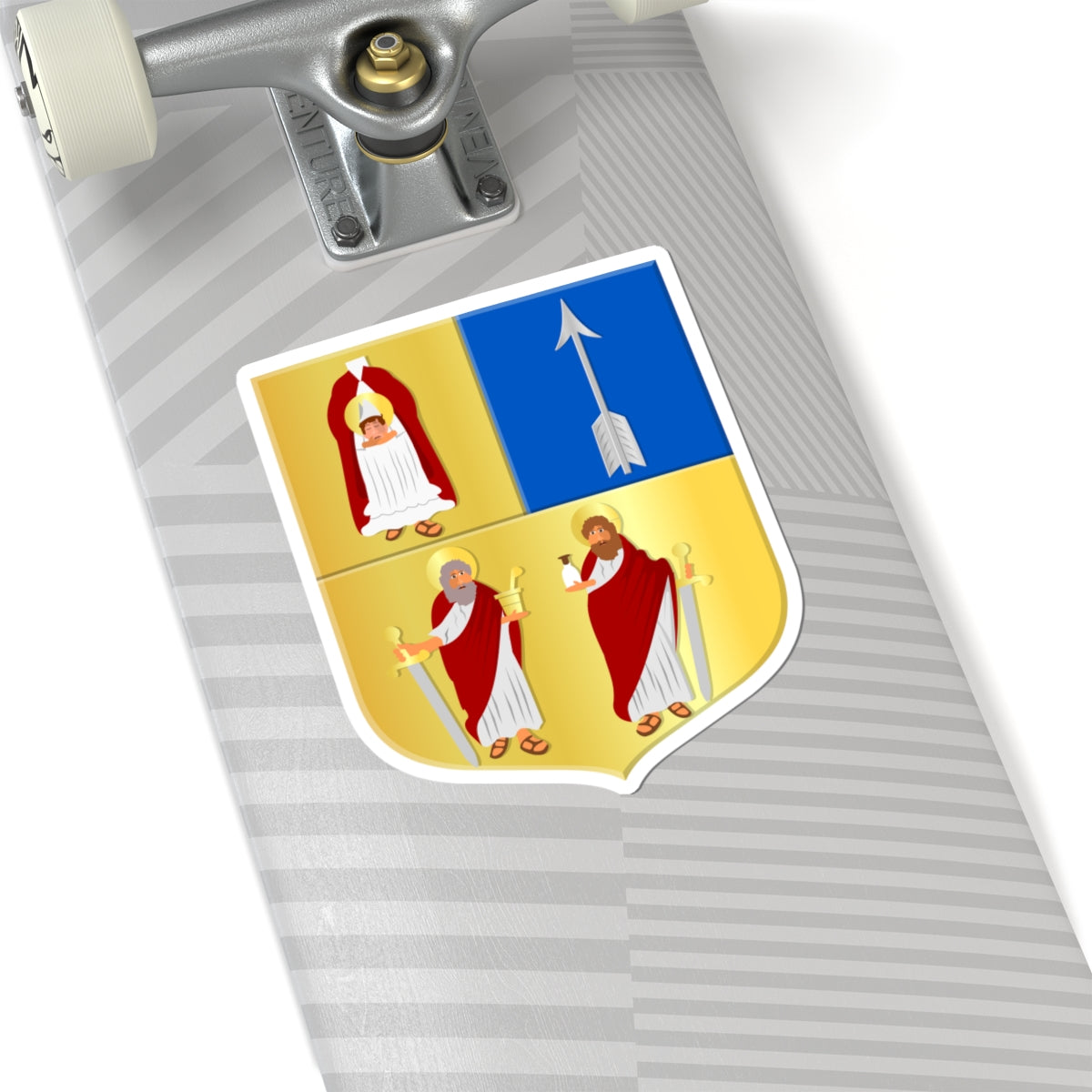 Bergen L-wapen (Netherlands) (Coat of Arms) STICKER Vinyl Kiss-Cut Decal