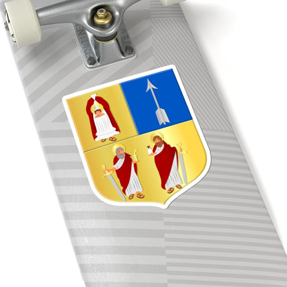 Bergen L-wapen (Netherlands) (Coat of Arms) STICKER Vinyl Kiss-Cut Decal