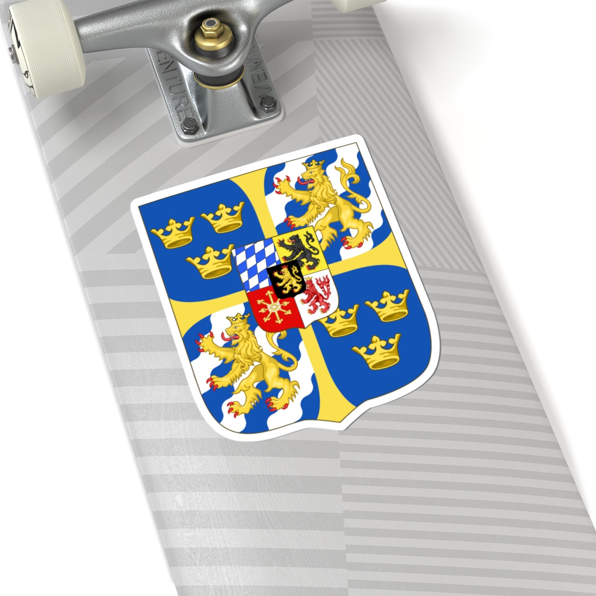Armoiries Suède Palatinat1 (Germany) (Coat of Arms) STICKER Vinyl Kiss-Cut Decal