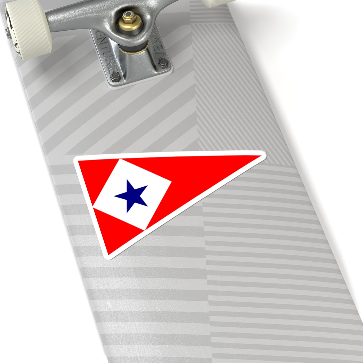 Burgee of Cercle de la Voile de Paris (France) STICKER Vinyl Kiss-Cut Decal