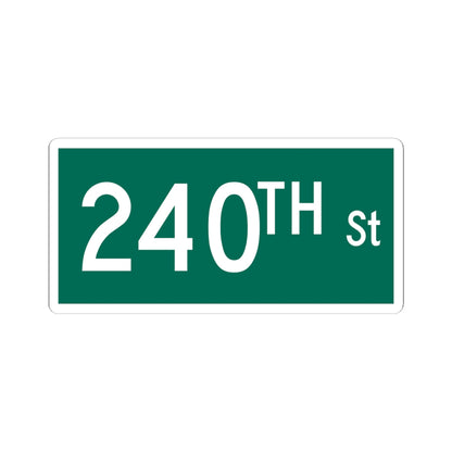 McClain 240 (Oklahoma) (Road Sign) STICKER Vinyl Kiss-Cut Decal