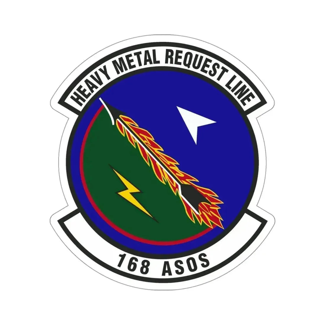 168th Air Support Operations Squadron (U.S. Air Force) STICKER Vinyl Die-Cut Decal 4 Inch - The Sticker Space