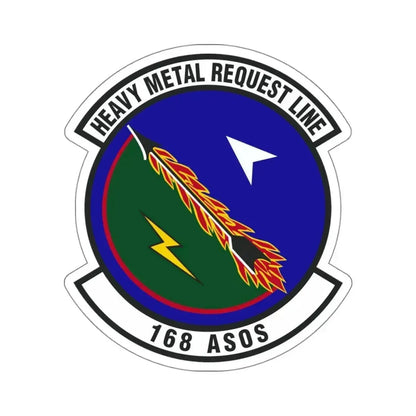 168th Air Support Operations Squadron (U.S. Air Force) STICKER Vinyl Kiss-Cut Decal 4 Inch White - The Sticker Space