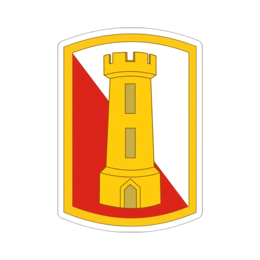 168th Engineer Brigade (U.S. Army) STICKER Vinyl Die-Cut Decal 3 Inch - The Sticker Space