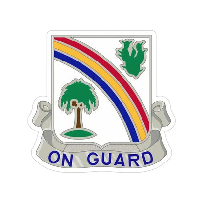 168th Infantry Regiment (U.S. Army) Transparent STICKER Die-Cut Vinyl Decal 4 Inch - The Sticker Space
