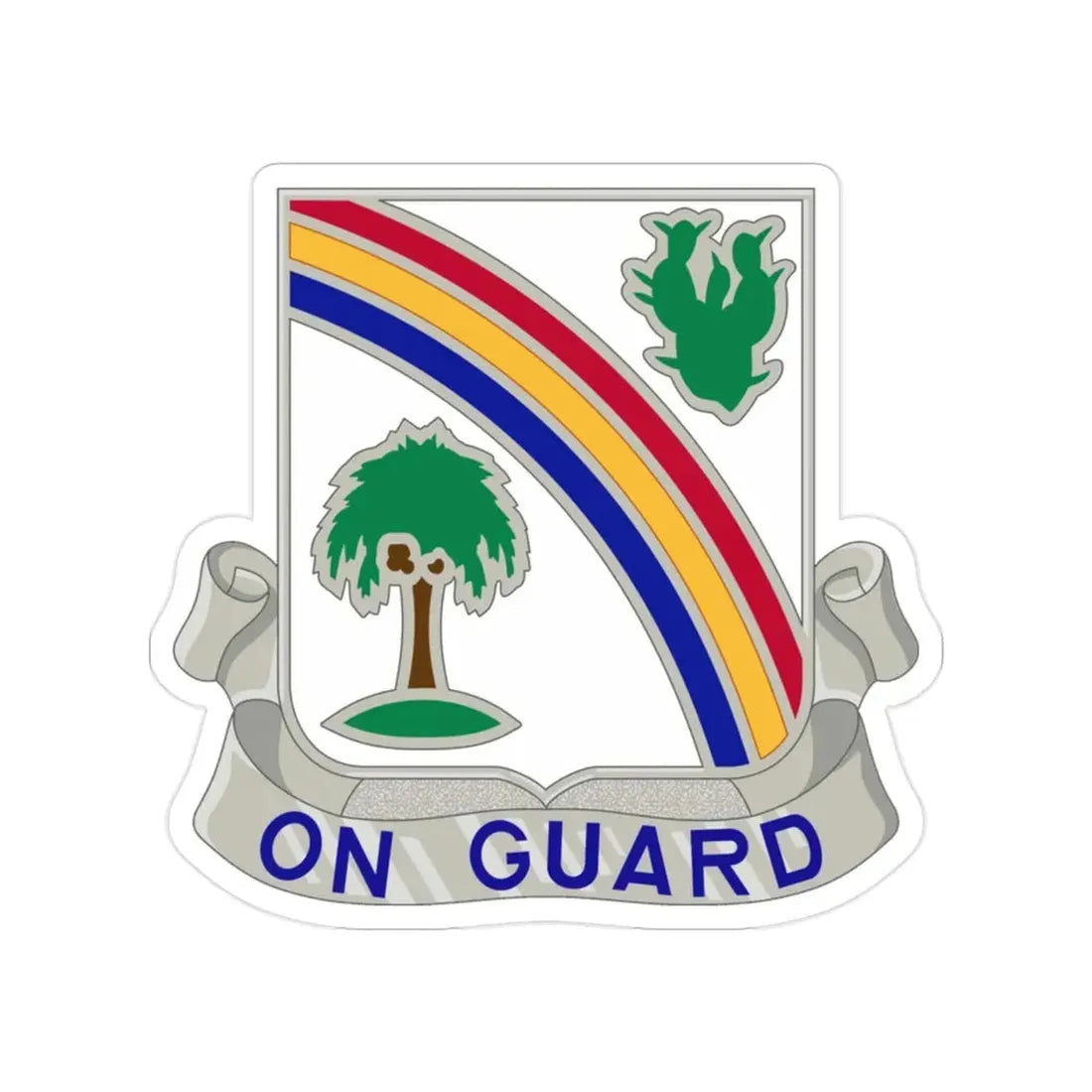 168th Infantry Regiment (U.S. Army) Transparent STICKER Die-Cut Vinyl Decal - The Sticker Space