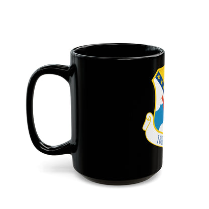 168th Wing emblem (U.S. Air Force) Black Coffee Mug-The Sticker Space