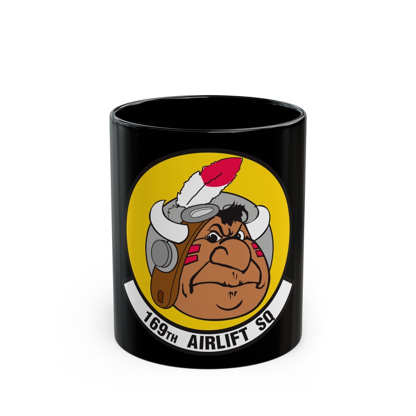 169 Airlift Squadron (U.S. Air Force) Black Coffee Mug-11oz-The Sticker Space