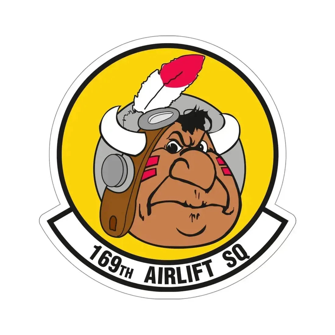 169 Airlift Squadron (U.S. Air Force) STICKER Vinyl Die-Cut Decal 5 Inch - The Sticker Space