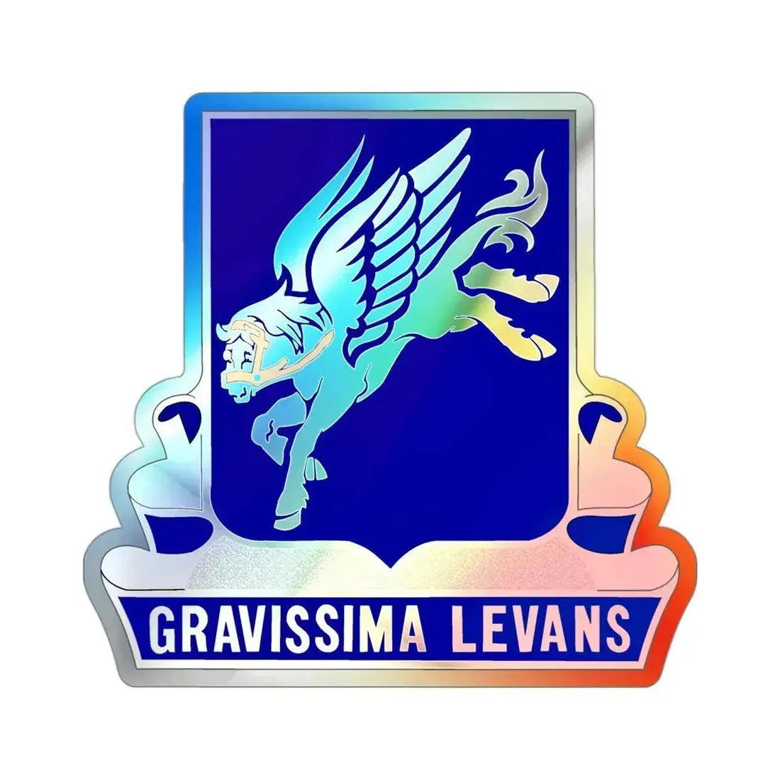 169 Aviation Regiment (U.S. Army) Holographic STICKER Die-Cut Vinyl Decal 3 Inch Holographic - The Sticker Space