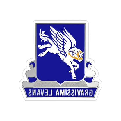 169 Aviation Regiment (U.S. Army) REVERSE PRINT Transparent Die-Cut STICKER 3 Inch Die-Cut Transparent - The Sticker Space