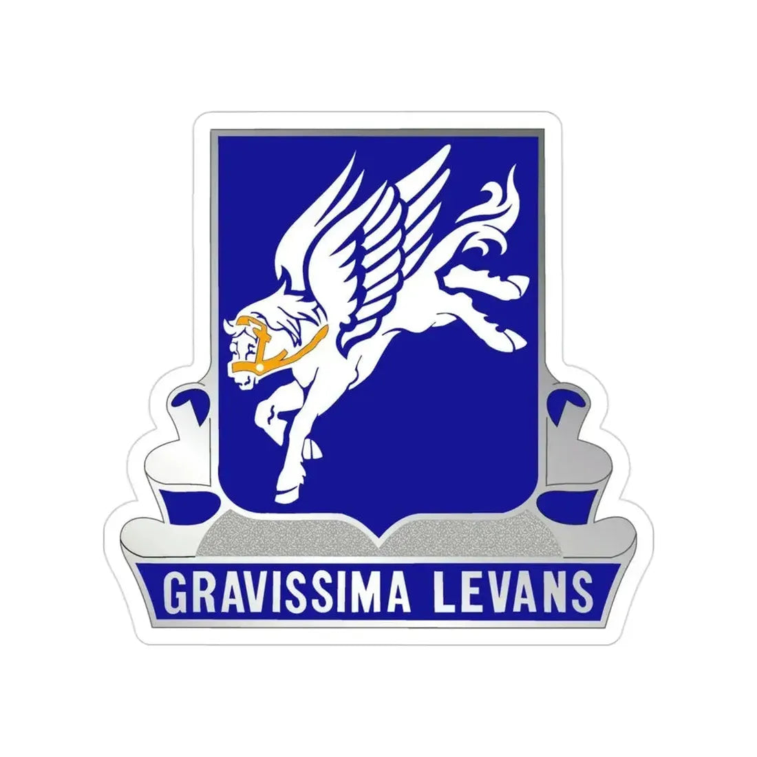 169 Aviation Regiment (U.S. Army) Transparent STICKER Die-Cut Vinyl Decal 3 Inch - The Sticker Space