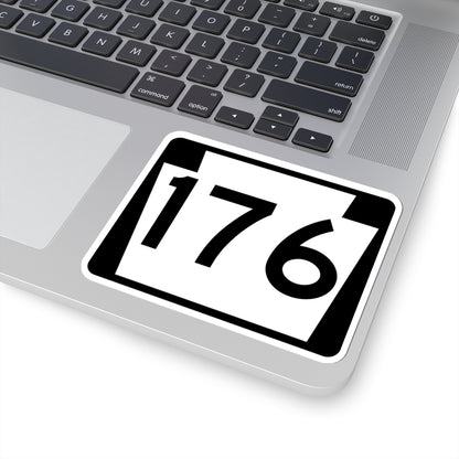 PA-176 (Pennsylvania) (Road Sign) STICKER Vinyl Kiss-Cut Decal