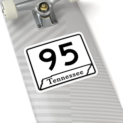 Tennessee 95 (Tennessee) (Road Sign) STICKER Vinyl Kiss-Cut Decal