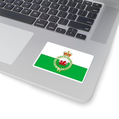 Flag of Wales 1953-1959 3-2 (United Kingdom) STICKER Vinyl Kiss-Cut Decal