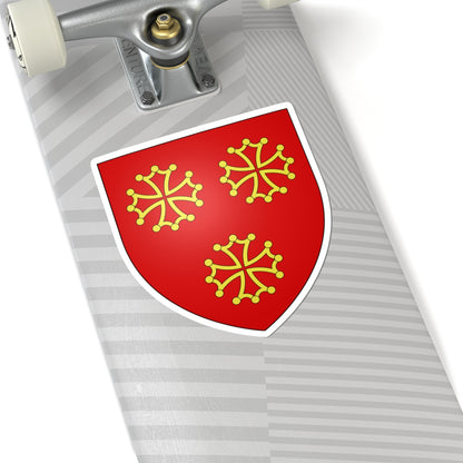 Blason Adhémar de La Garde (France) (Coat of Arms) STICKER Vinyl Kiss-Cut Decal