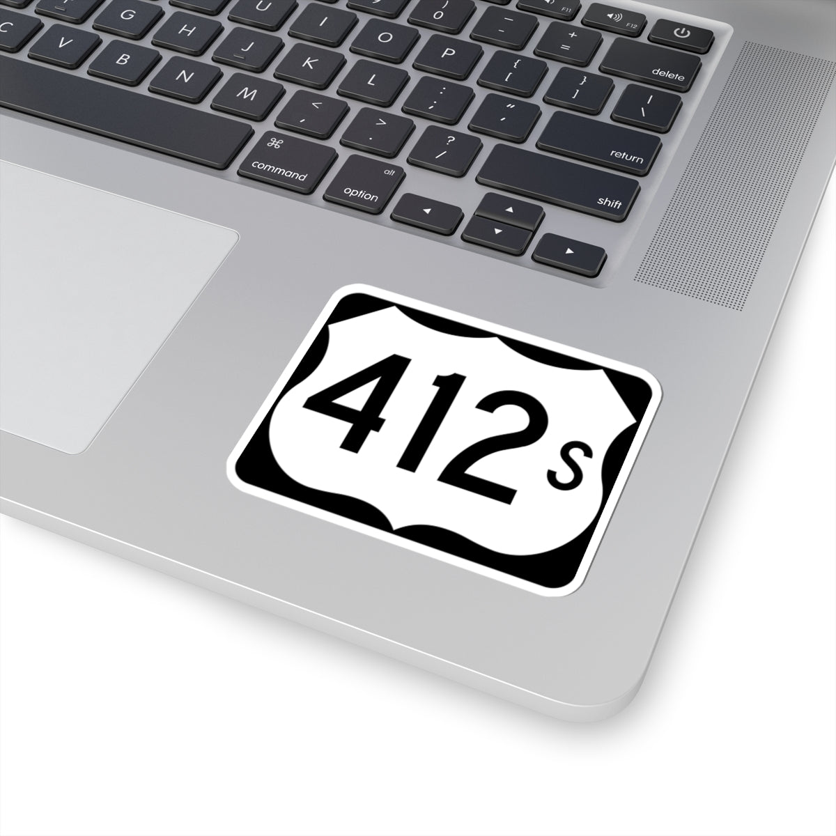 US 412S (Arkansas) (Road Sign) STICKER Vinyl Kiss-Cut Decal