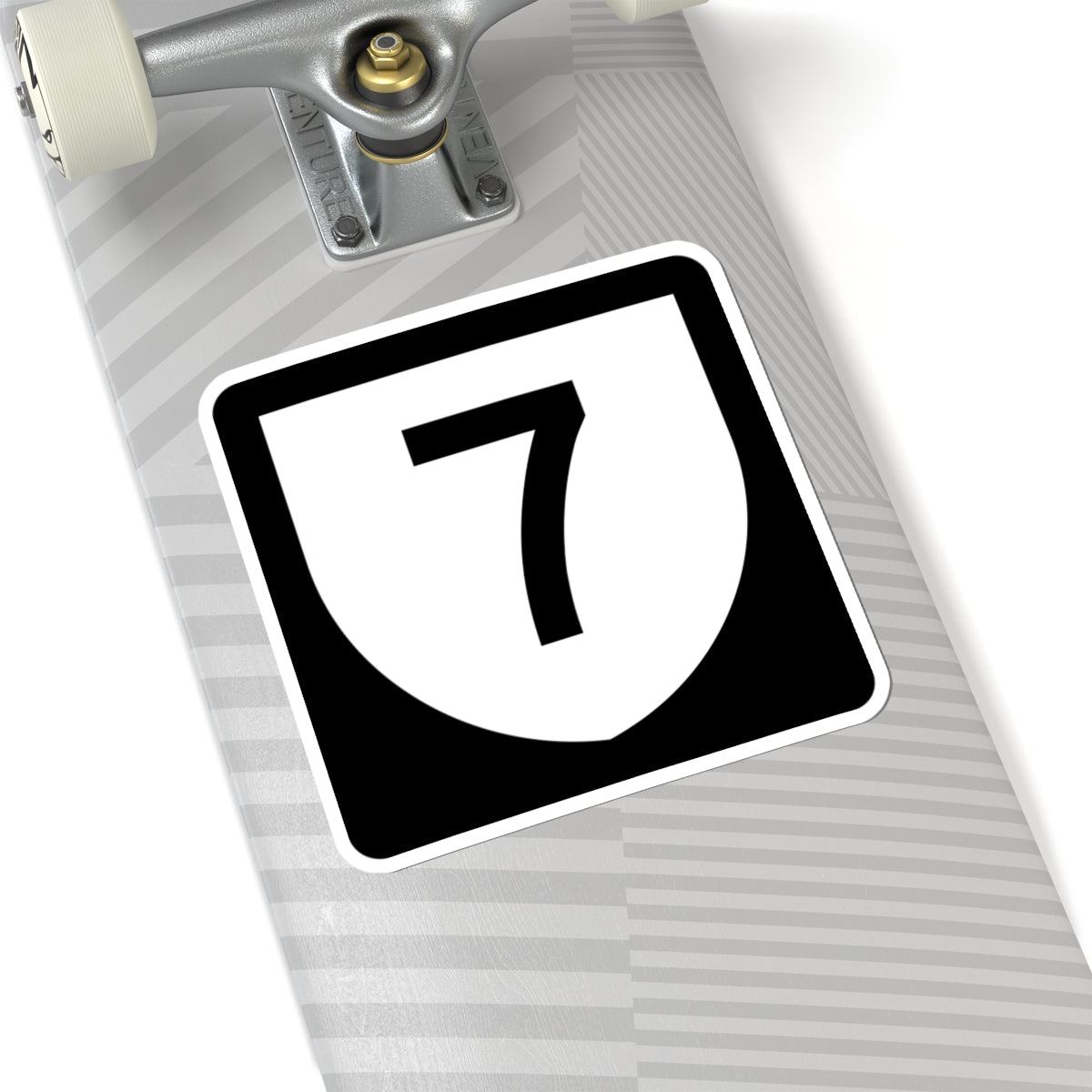 PR urban primary 7 (Puerto Rico) (Road Sign) STICKER Vinyl Kiss-Cut Decal