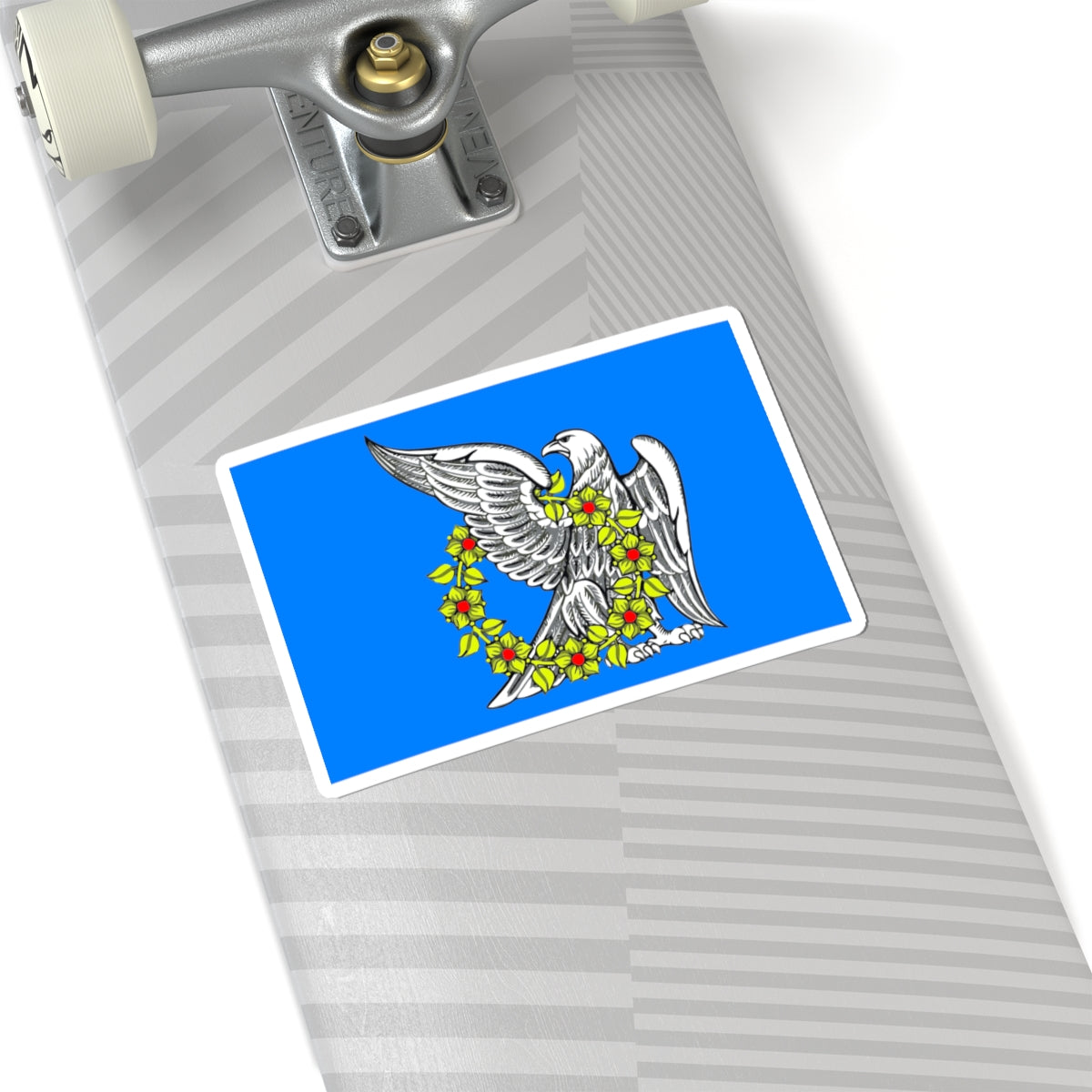 Flag Rakhya Leningrad oblast (Russia) STICKER Vinyl Kiss-Cut Decal