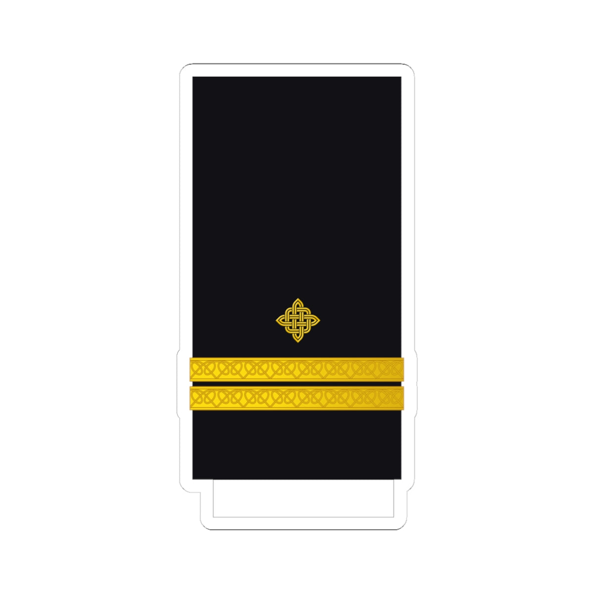 Croatia Navy OF 1b (Croatia) (Military Rank) STICKER Vinyl Kiss-Cut Decal