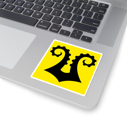 CHE Nossikon Flag (Switzerland) STICKER Vinyl Kiss-Cut Decal