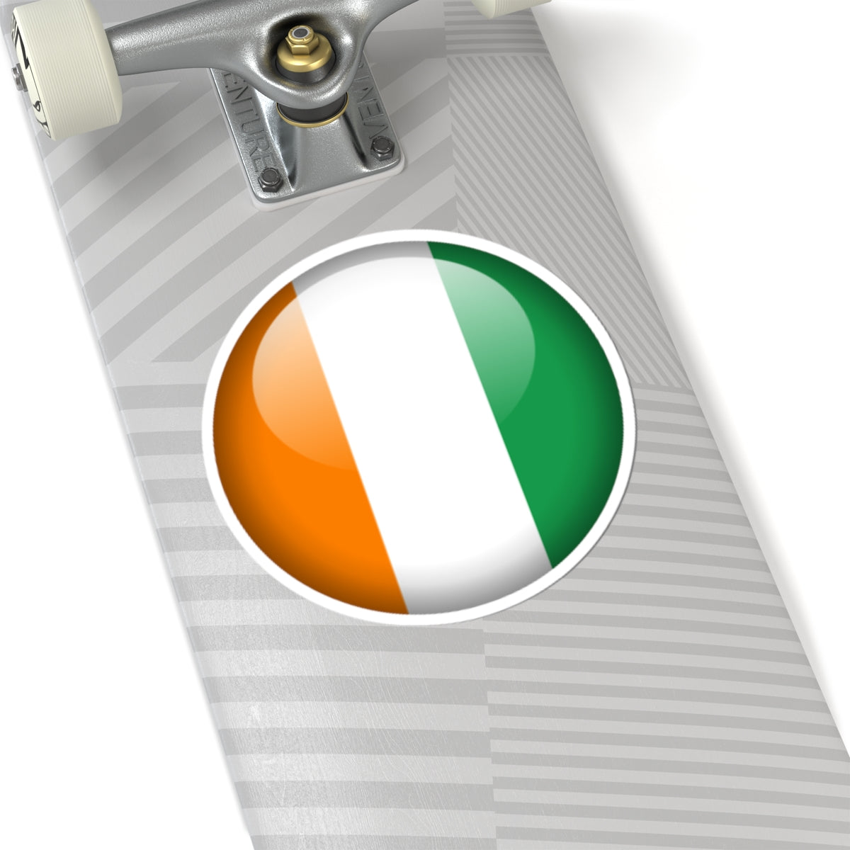 Flag orb Côte dIvoire STICKER Vinyl Kiss-Cut Decal