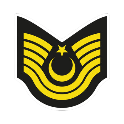 Army TUR OR 07 (Turkey) (Military Rank) STICKER Vinyl Kiss-Cut Decal