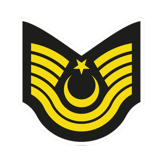 Army TUR OR 07 (Turkey) (Military Rank) STICKER Vinyl Kiss-Cut Decal
