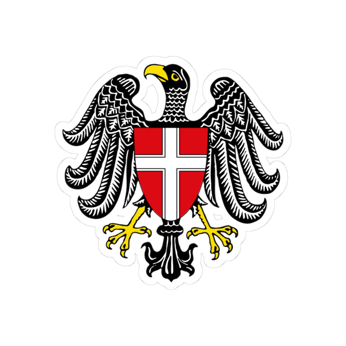 Coat of Arms of Wien Austria - STICKER Vinyl Kiss-Cut Decal