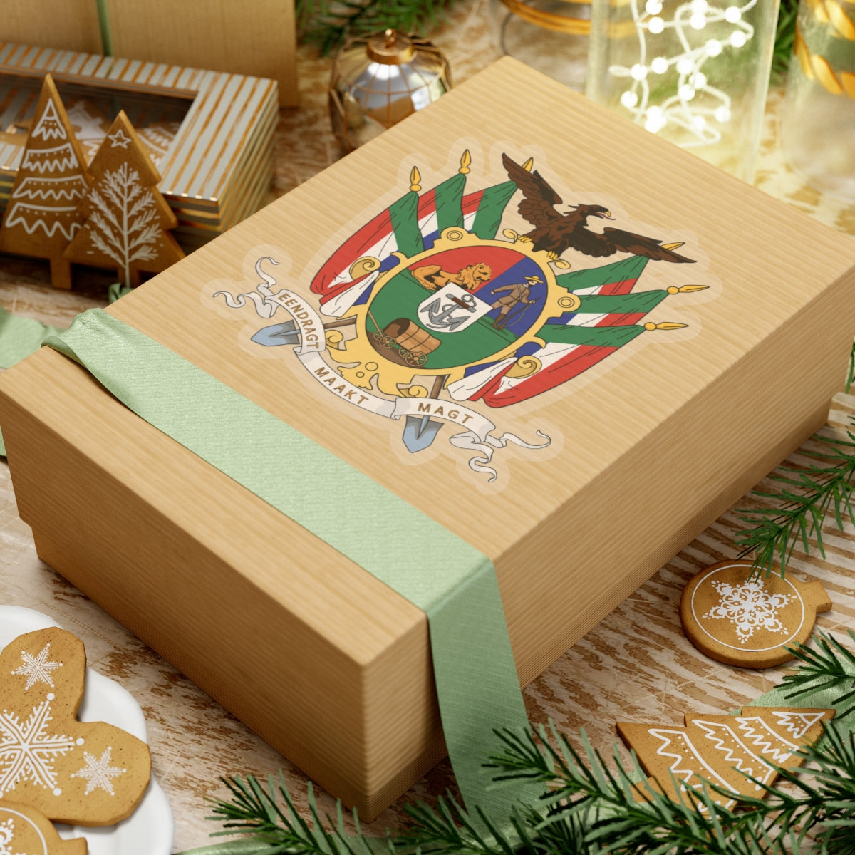 Coat of arms of the South African Republic - STICKER Vinyl Kiss-Cut Decal