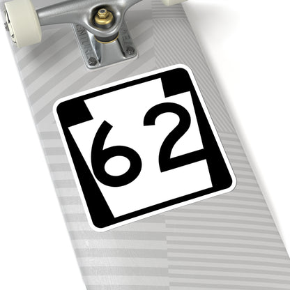 PA-62 (Pennsylvania) (Road Sign) STICKER Vinyl Kiss-Cut Decal