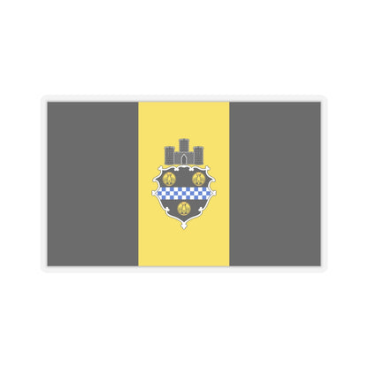 Flag of Pittsburgh, Pennsylvania - STICKER Vinyl Kiss-Cut Decal