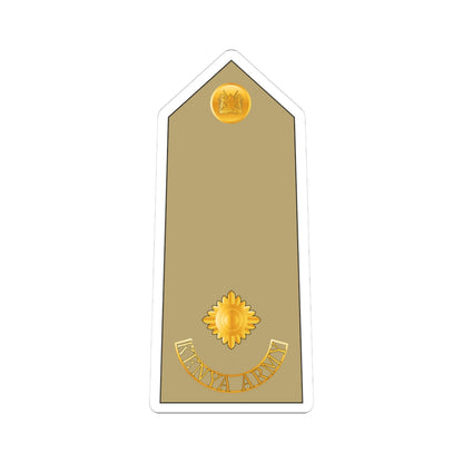 07. Kenyan Army 2LT (Kenya) (Military Rank) STICKER Vinyl Kiss-Cut Decal