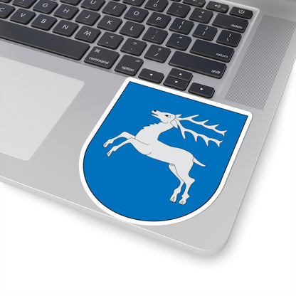 Antic escut municipal de Vilaller (Spain) (Coat of Arms) STICKER Vinyl Kiss-Cut Decal