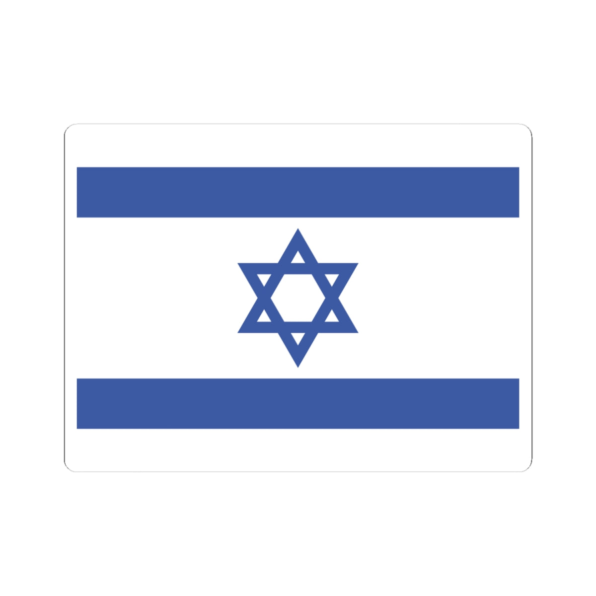 Flag of Israel WFB 2004 (Israel) STICKER Vinyl Kiss-Cut Decal