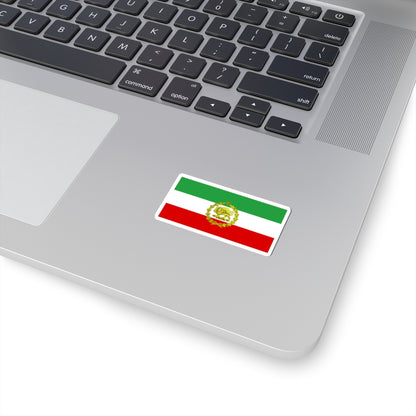 Post-constitutional Revolution War Flag of Persia (Iran) STICKER Vinyl Kiss-Cut Decal