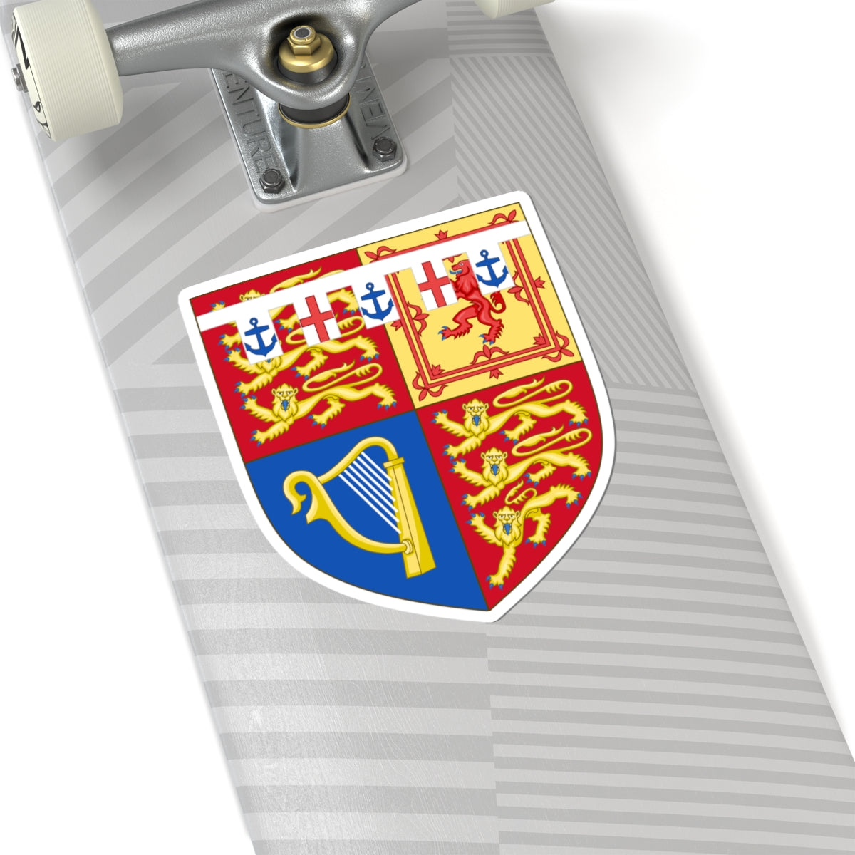Arms of Edward Duke of Kent (United Kingdom) (Coat of Arms) STICKER Vinyl Kiss-Cut Decal