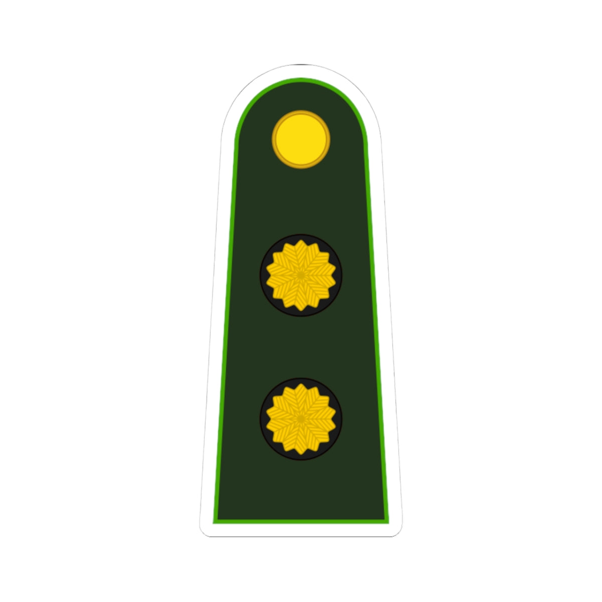 Argentina Army OF 4 (Argentina) (Military Rank) STICKER Vinyl Kiss-Cut Decal