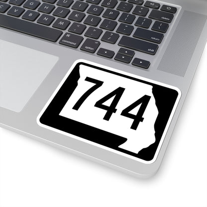 MO-744 (Missouri) (Road Sign) STICKER Vinyl Kiss-Cut Decal