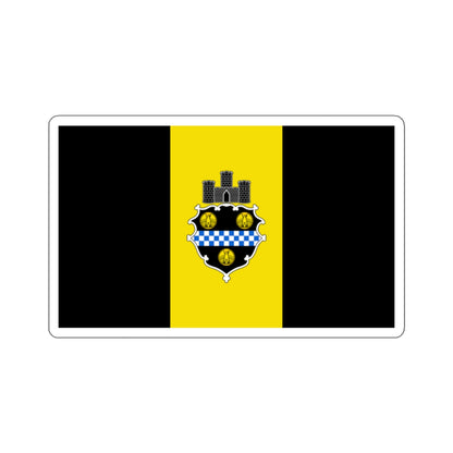 Flag of Pittsburgh, Pennsylvania - STICKER Vinyl Kiss-Cut Decal