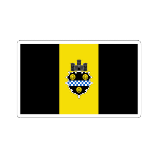 Flag of Pittsburgh, Pennsylvania - STICKER Vinyl Kiss-Cut Decal