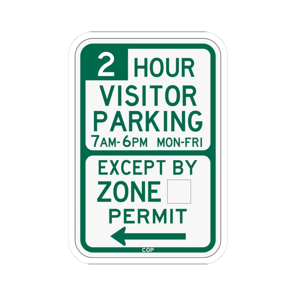 PBOT Road sign P4440R (Oregon) (Road Sign) STICKER Vinyl Kiss-Cut Decal