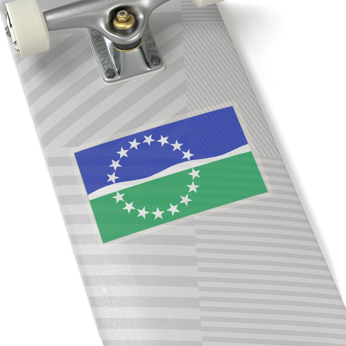 Flag of Hampton Roads, Virginia - STICKER Vinyl Kiss-Cut Decal