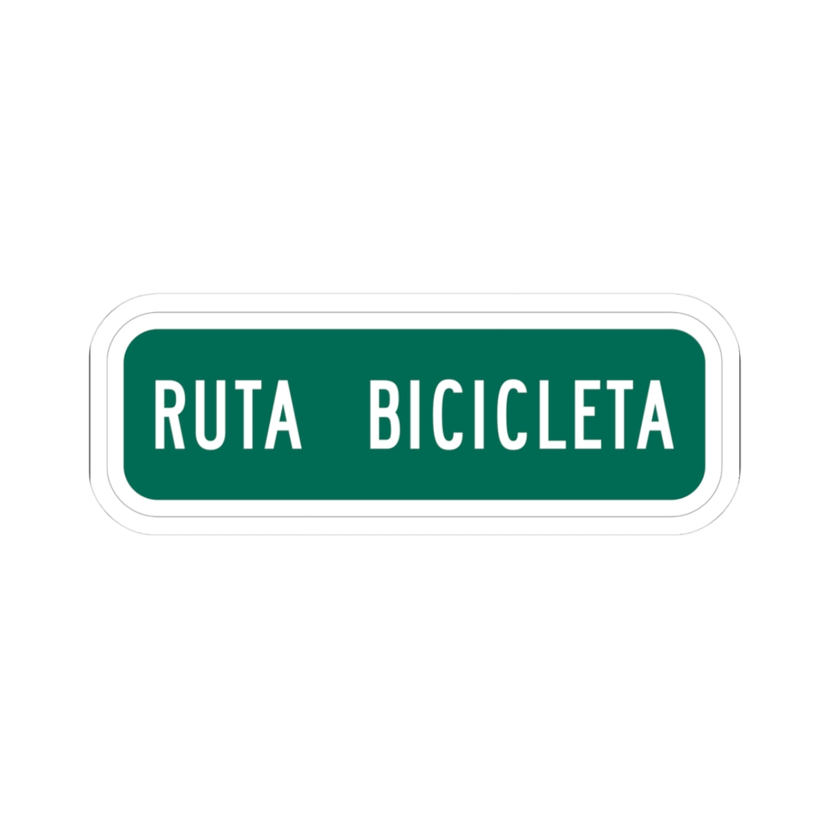 MUTCD-PR D11-1bP (Puerto Rico) (Road Sign) STICKER Vinyl Kiss-Cut Decal